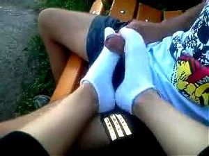 best of With socks footjob ankle