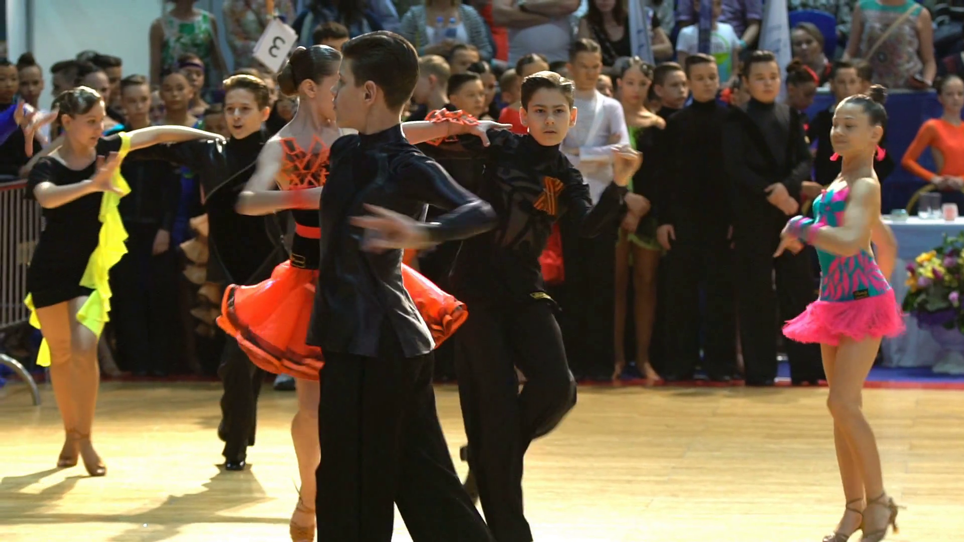 Dancing salsa teen video