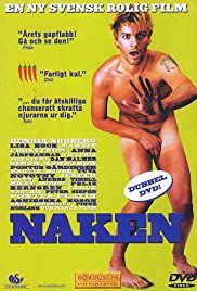 Naked woman looking at porn