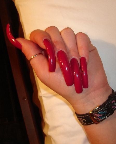 Sexy red nails