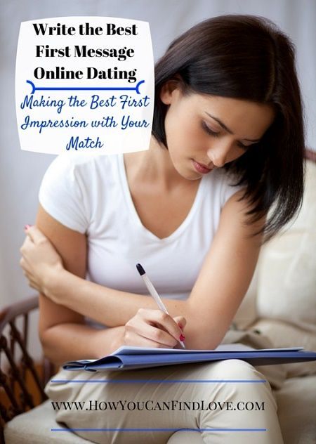best of First online dating message Best