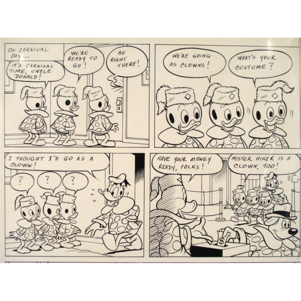 Ump reccomend Donald duck comic strip