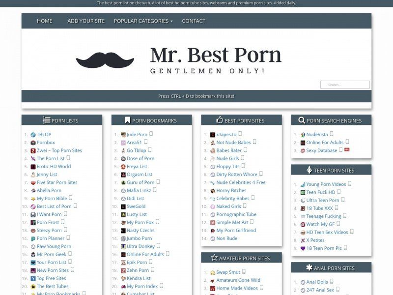 Butch C. reccomend 5 best porn sites