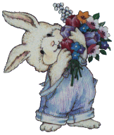 Vintage easter bunny clip art