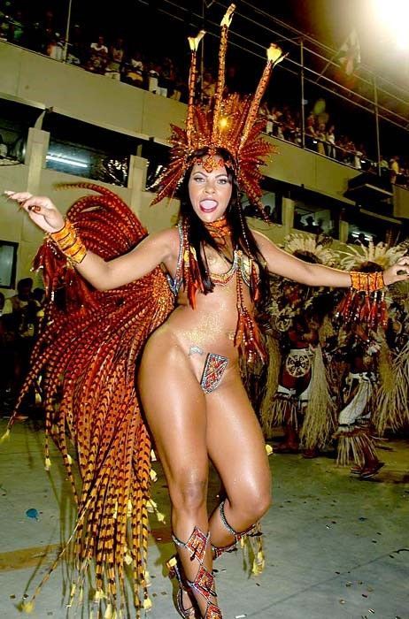 Rio carnival nude model