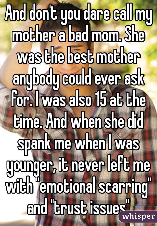 Ask mommy to spank me