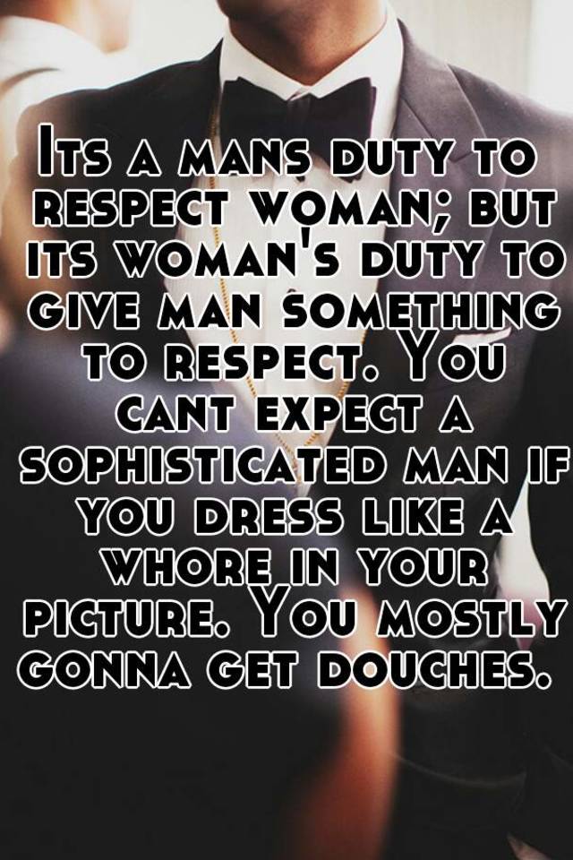Ladieswhat does respect mean to you