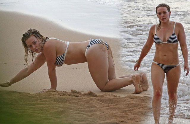 best of Side boob fakes Hilary duff