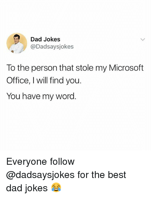 Hook reccomend Microsoft office jokes