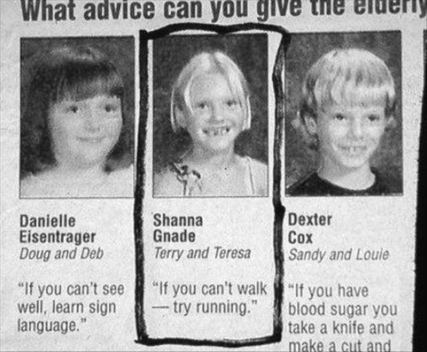 Funny advice column names