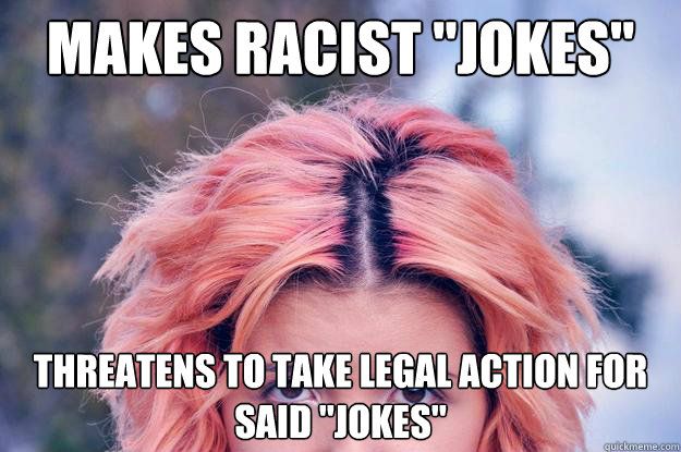 Action jokes racist