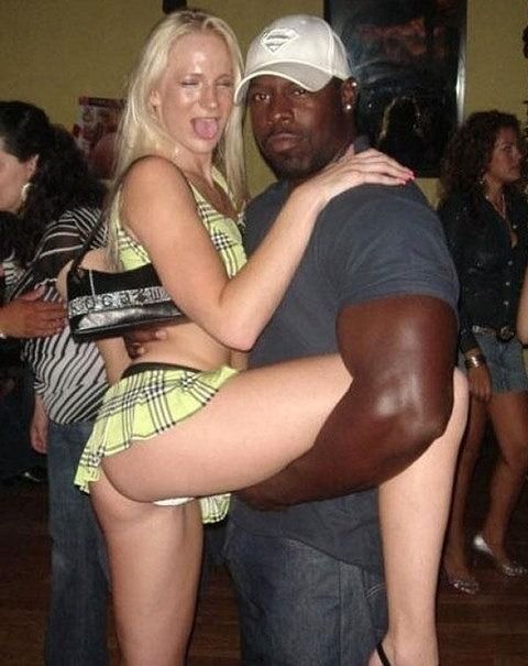 White wife interracial pic