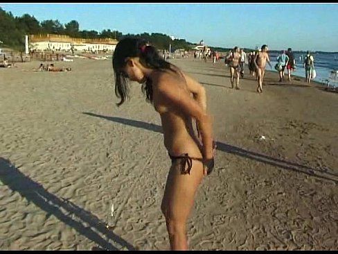best of Beach on Nude butt teen