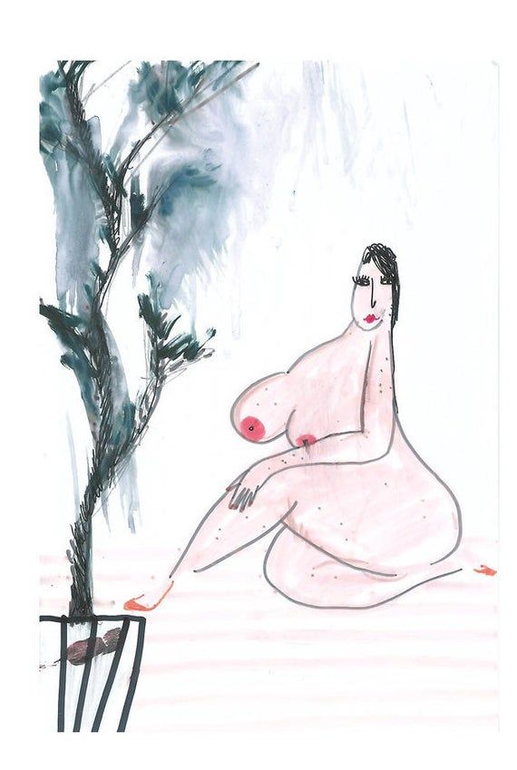 Felix reccomend Chubby sexy nude drawing