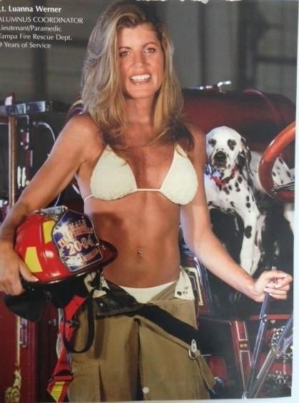 Naked firefighter women models