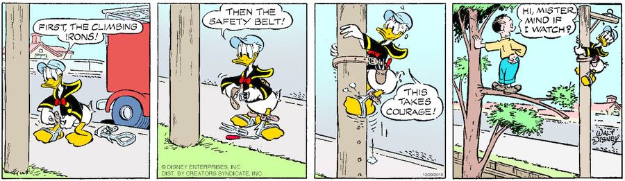 Atomic reccomend Donald duck comic strip
