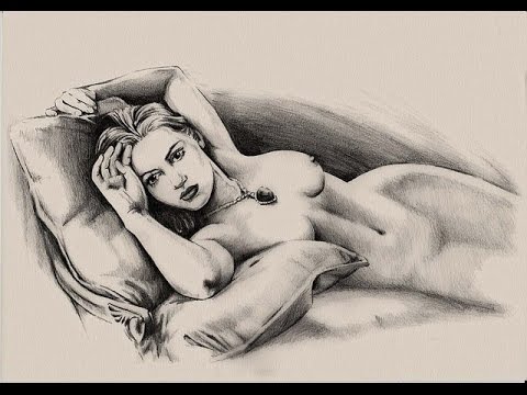 Who to draw a naked girl