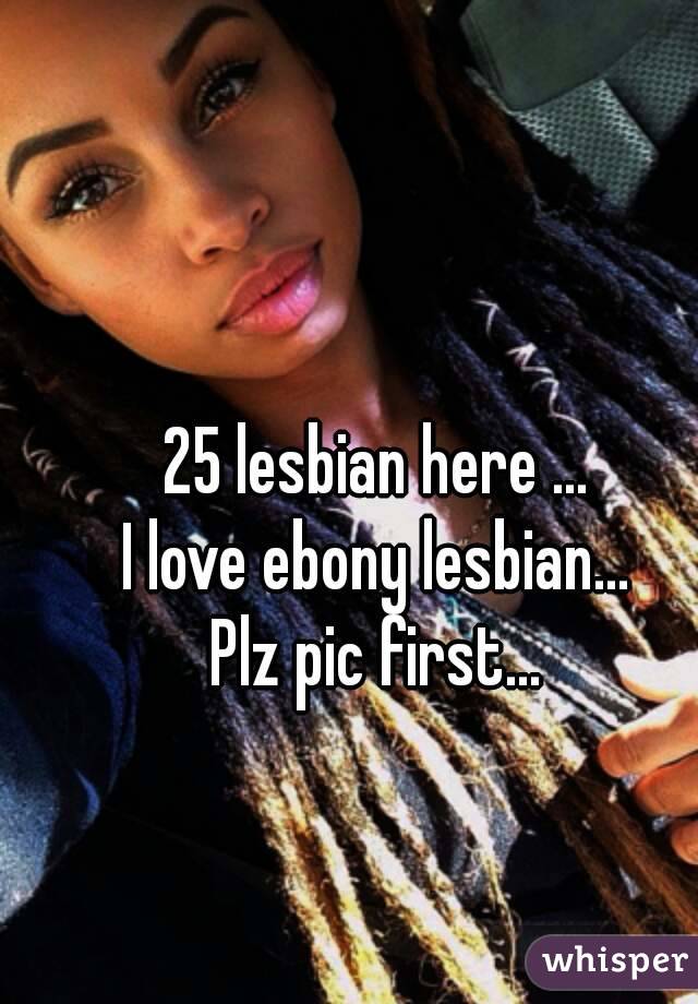 Ebony lesbian love