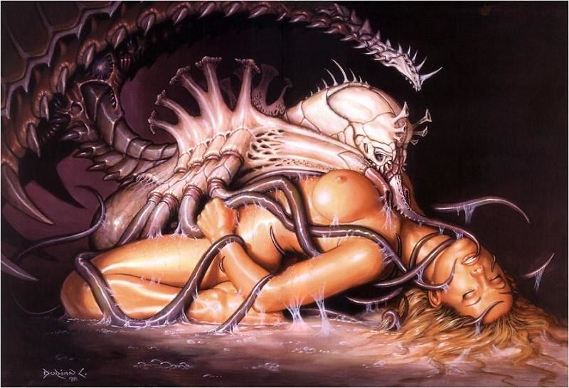 Hentai alien tentacle monster