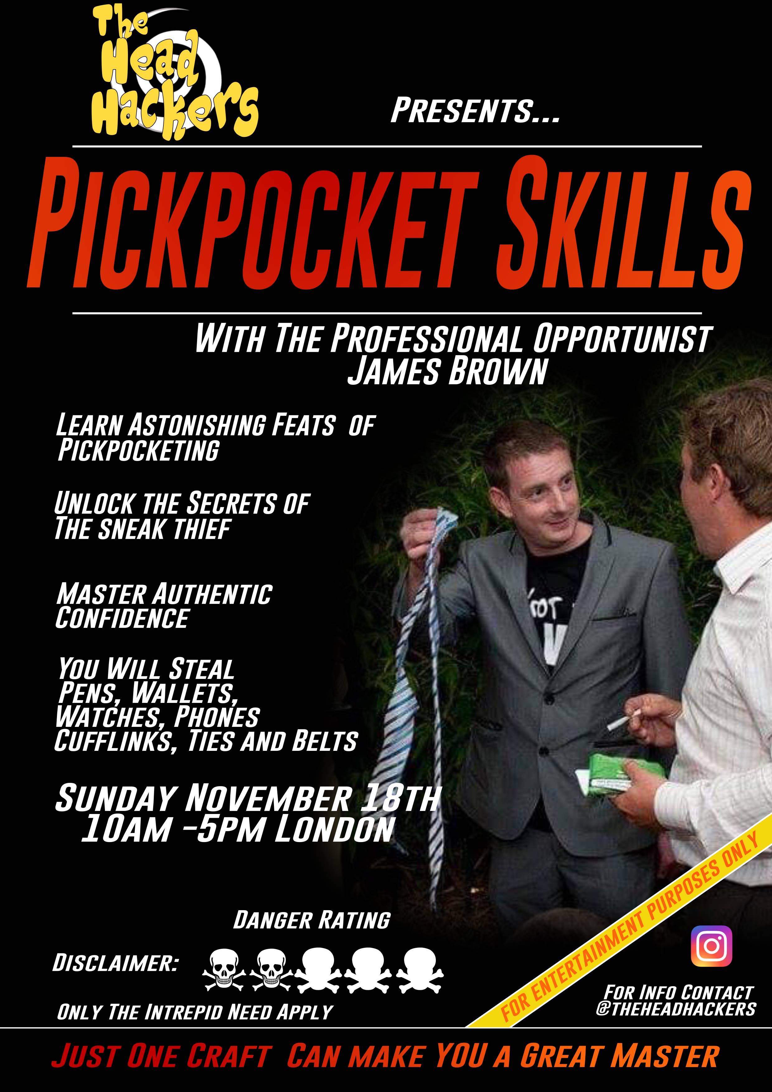How to pickpocket for fun and profit