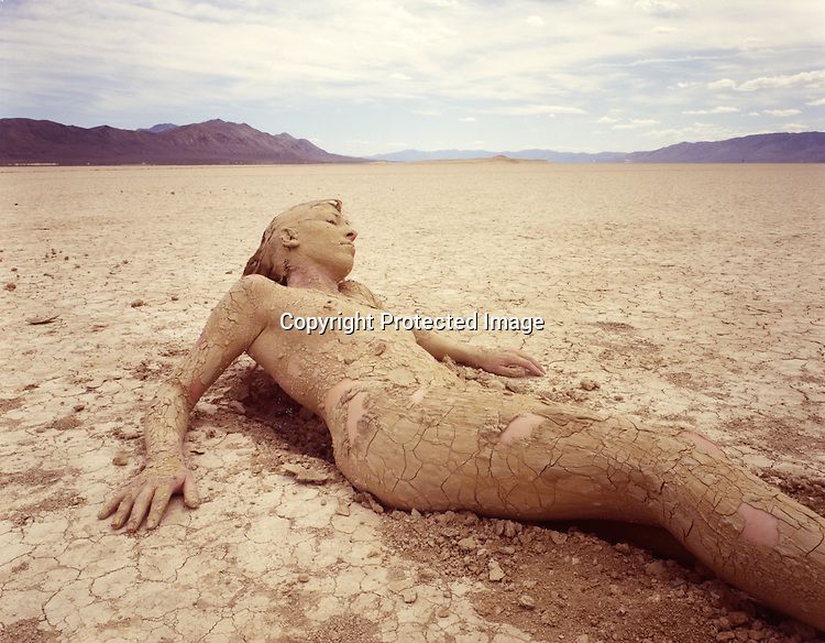 Naked Women Covered With Dirt