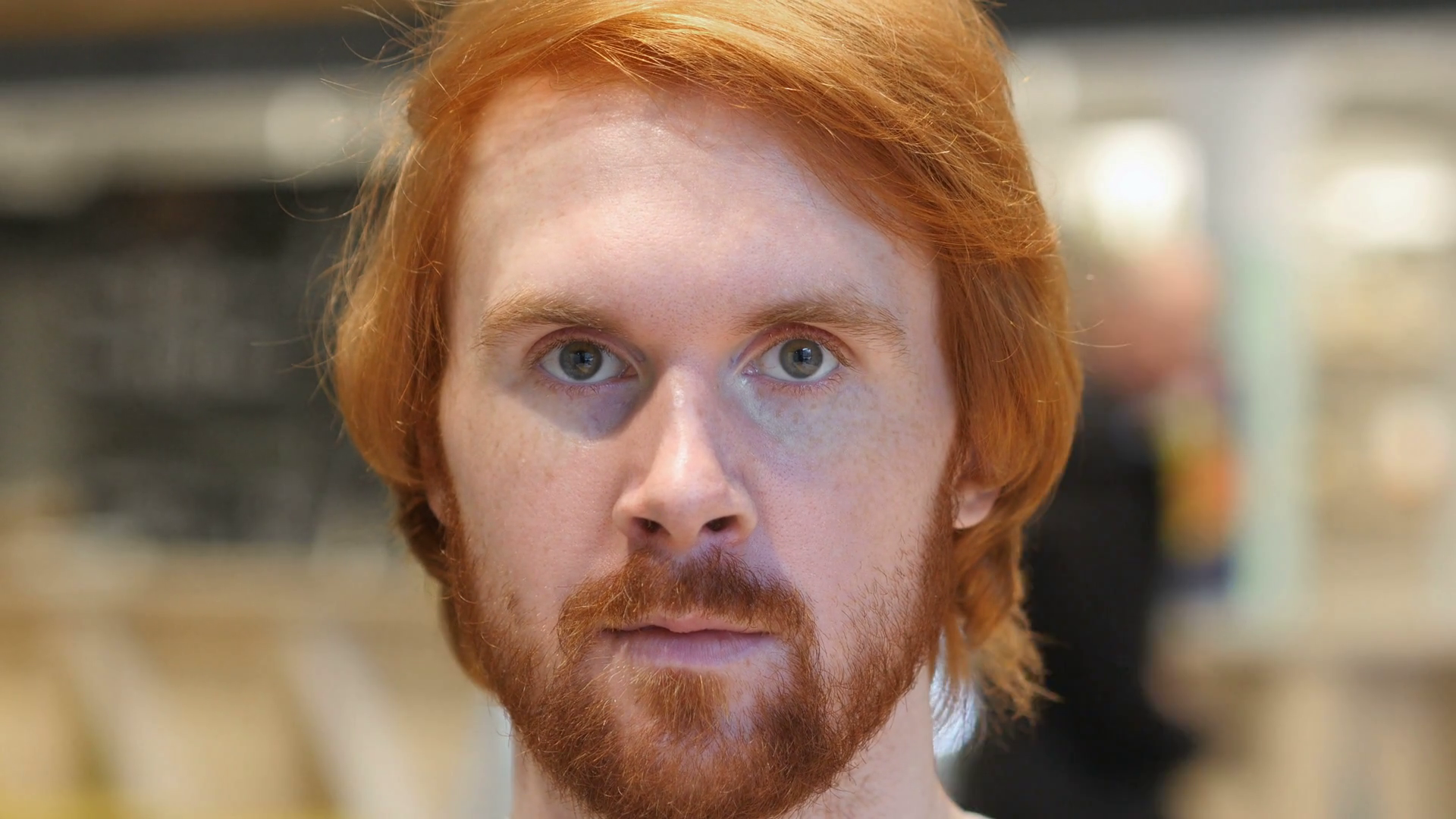 Redhead with beard
