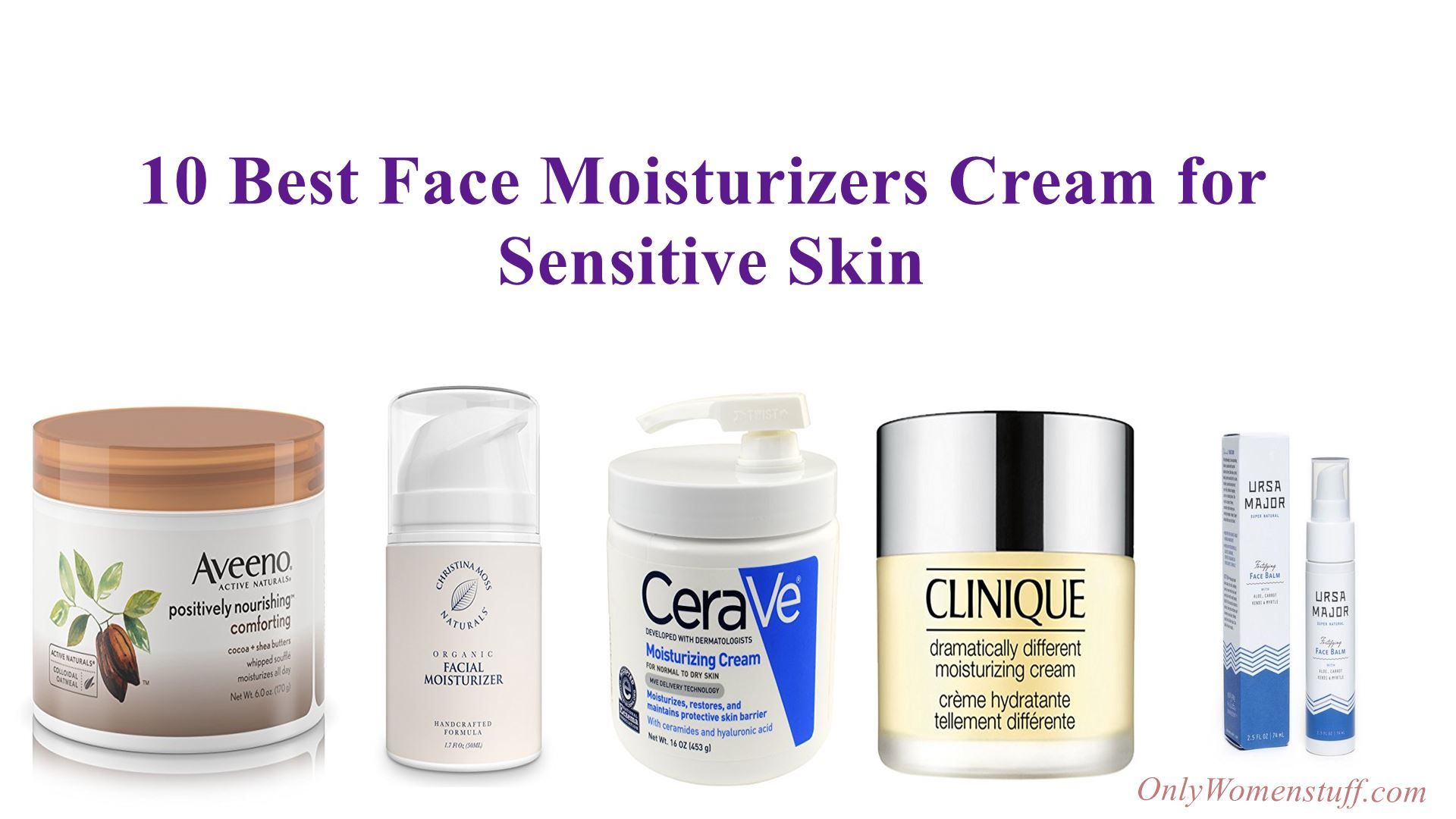 Sensitive skin facial cream