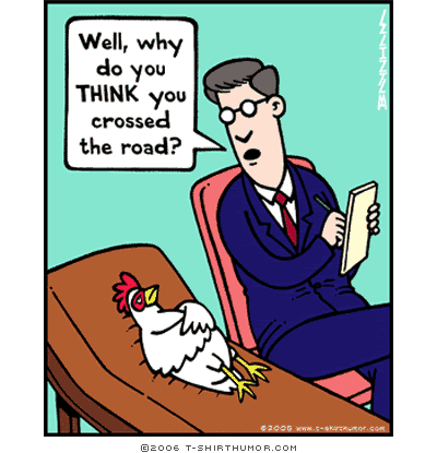 Clinic reccomend Why did the chicken cross the road jokes hemingway